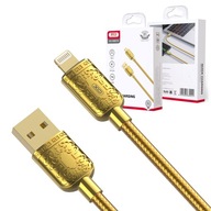 SZYBKI KABEL PRZEWÓD ZŁOTY USB USB C 1M DO ŁADOWANIA QC 3.0