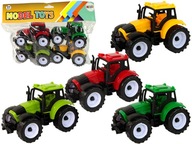 Sada poľnohospodárskych traktorov Farma 4 Kusy Farebné