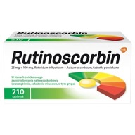 Rutinoscorbin 210 tabletek powlekanych