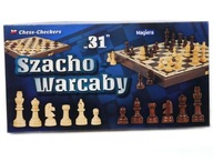 Hra Šach + drevené warcaby Šachovarcaby 31