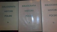 Bibliografia historii Polski 3 tomy -
