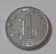 1 yi jiao - moneta aluminiowa chińska - ChRL Chiny - 2002 rok