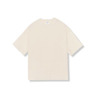 Pánske tričko s krátkym rukávom v jednofarebnom voľnom trende top