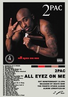 2Pac All Eyez On Me Plagát Bez Rámu Obrázok s albumom Darček
