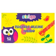 Strigo Olejové pastely Jumbo 12 farieb 7427