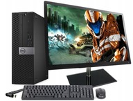 Zestaw PC Komputer Dell 7050 6gen 16GB 240SSD W10 monitor22 mysz klawiatura