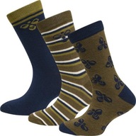 HUMMEL KLASICKÁ PONOŽKY PRINT LOGO 3-PACK F7P HMR__32-36