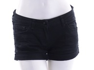 H&M czarne jeansowe szorty 164cm 13-14l