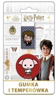 Zestaw Gumka + Temperówka Na Blistrze Harry Potter