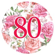 Okrągła tabliczka z numerem działki ogródka Róże Kwiatowa tablica Numer