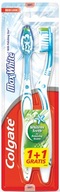 COLGATE MAX WHITE szczoteczka do zębów miękka 2sztuki