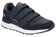 AMERICAN CLUB AA39 SOLIDNE ADIDASY, PÓŁBUTY, BUTY NA RZEPY NAVY 38