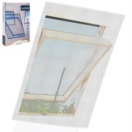 Siatka MOSKITIERA OKIENNA na okno dachowe przeciw owadom komarom biała