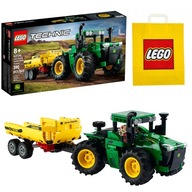 KLOCKI LEGO TECHNIC CIĄGNIK Z WYWROTKĄ TRAKTOR JOHN DEER 4WD ZESTAW 8+ XL