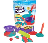 PIASEK KINETYCZNY MAGICZNY KINETIC SAND ZESTAW 2 KOLORY + FOREMKI