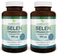 Medverita Organický selén 200 ug 240 kapsúl Selenometionín