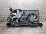 chladiče KOMPLET + ventilátor VOLKSWAGEN CADDY III 1.9 TDI
