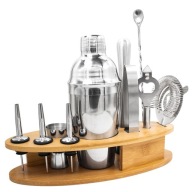 CSAPOS ITALKÉSZLET SHAKER 750ml Bambusz alap 11db-os