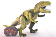 DINOSAURUS T-REX NA DIAĽKOVÉ OVLÁDANIE CHODÍ REV SVIETI 43cm