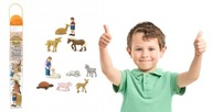 TUBA SAFARI FIGÚRKY MONTESSORI SADA ZOO ZVIERATKÁ