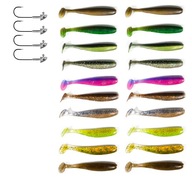 24 db-os SPINNING CSALI KÉSZLET KEITECH 7,5cm + fejek,