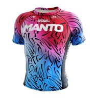 Rashguard męski MANTO Multi Gradient czerwono-niebieski MNR854 L