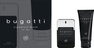 Bugatti Signature Black toaletná voda 100 ml + sprchový gél 200 ml, darčeková