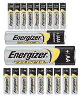 10x Baterie AA + 10x Baterie AAA BATERIE DO LAMPEK Alkaliczne Energizer