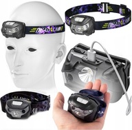 FEJLÁMPA AKU LED LÁMPA 5 ÜZEMMÓD + USB KÁBEL Koanni