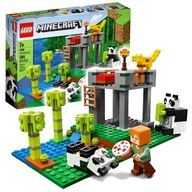 LEGO Klock Minecraft Żłobek pand Maincraft pandy