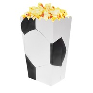 6 sztuk pudełko na popcorn motyw piłkarski zestaw