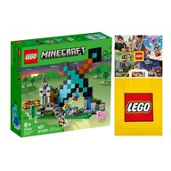 LEGO Minecraft - Bastion Meča (21244) +Darčeková taška+Katalóg LEGO 2024