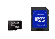 KARTA PAMIĘCI MICROSD 1GB PLUS ADAPTER , DO PROGRAMATORÓW , WIND