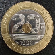 0086 - Francja 20 franków, 1992