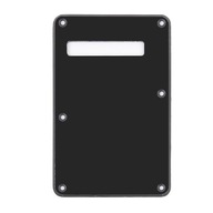 Black Single Ply Tremolo Tremelo Cover Backplate pre diely elektrickej gitary