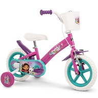 Rower dziecięcy dla dziewczynki 12" Koci Domek Gabi różowy rowerek Gabbie