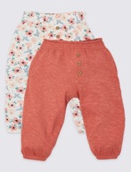 M&S Joggery bawełniane 2-PAK roz 69 cm