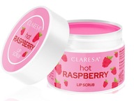 CLARESA PEELING NA PERY MALINA RASPBERRY LIP SCRUB CUKROVÝ 15G