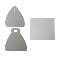 3x šablona pro patchwork Bento, pravítko, sada nástrojů pro šití a patchwork, velikost S