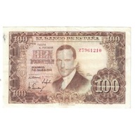 Banknot, Hiszpania, 100 Pesetas, 1953, 1953-04-07,