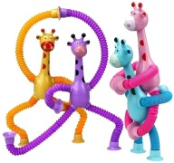 VILÁGÍTÓ ZSIRÁF TELESZKÓPOS CSŐ POP SZENZOROS JÁTÉK TAPADÓKORONG 7099