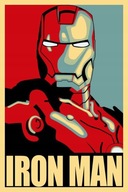 Plagát Iron Man Avengers Vintage Retro 91,5x61cm