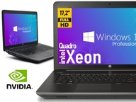 Notebook HP ZBook 17 G3 17,3" Intel Xeon 16 GB / 512 GB čierny