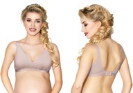 Mitex Lilly miękki biustonosz ciążowy pudrowy XL