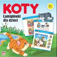 Koty łamigłówki dla dzieci + figurka ekstra