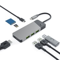 HUB USB-C GC 7w1 Adapter USB do MacBook Air Pro M1 M2 M3 HDMI 4K SD TF