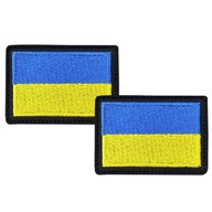 Komplet flag UKRAINA na mundur 2 szt. WYSYŁKA 24h