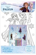 Sada na vyfarbovanie so samolepkami Snehová kráľovná (Frozen), Kids