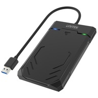 Unitek Y-3036 czarna obudowa USB3.1 do dysku 2,5" HDD/SSD SATA 6G UASP