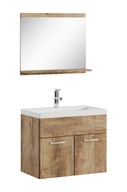 Kúpeľňová skrinka s umývadlom, zrkadlo GAŠTAN 60x35cm Etna